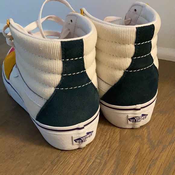 Multicolored Hi Top Vans - Picture 4 of 6